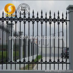 galvanized wrought iron fence