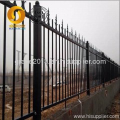 galvanized wrought iron fence
