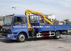 Folding Boom Truck Crane , 6.72 T.M Hydraulic Truck Crane