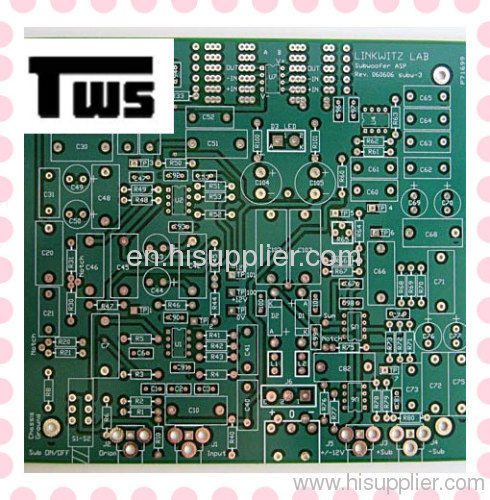 FR4 1.6mm board thickness double sided pcb with lead free HASL