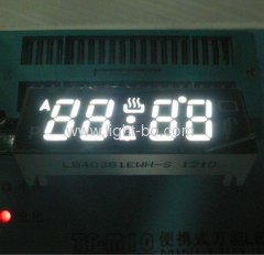 Super bright green 4 digit 7 segment led displays for multifunction digital oven timer control