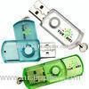 Swivel Plastic USB Flash Drive , High Speed USB 2.0 Memory Stick