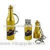Bottle Shaped Metal USB Flash Drives , Promotional Usb Sticks