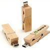 Clip Shape Wooden Thumb Drive Memory Stick Storage Device