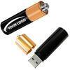 Promotinal Battery Shaped Metal USB Flash Drives Memory Stick