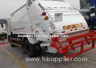 Sealed Rear Loading Garbage Truck , Container Garbage Truck