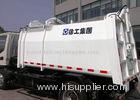 16000L Compressed Side Loader Garbage Truck , Sealed Container