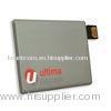 Metal Credit Card USB Flash Drives Stick With Printed Logo