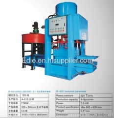 JS-600 automatic cement floor tile press machine