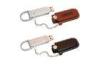 Leather 8GB USB Memory Sticks , Custom Logo Usb Flash Drive