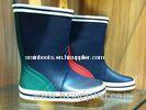 Size 40 Blue Men Half Rubber Rain Boots For Autumn Durable