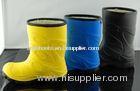 Durable Walking PU Half Rain Boots Environmental Black Embossed