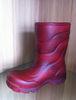 Purple Winter Rubber Half Rain Boots Wear-resistant For Unisex