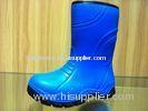 OEM Stylish Blue Kids Half Garden Rain Boots With Water-proof
