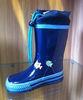 Size 32 Comfortable Blue Cartoon Printed Rain Boots For Mining