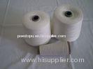 Ring Spun 100% Polyester Raw White Yarn For Knitting Glove , Scarf