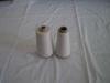 30s Virgin High Tenacity Polyester Yarn , White Slub Yarn