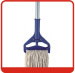 Swivel Cotton Wet Mop with color bag yellow+blue