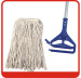 Swivel Cotton Wet Mop with color bag yellow+blue