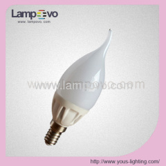 400LM E14 4W F37 Ceramic Housing and Glass Cover LED Bulb