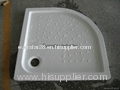Semi-arc acrylic shower tray
