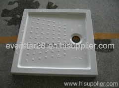 Square acrylic shower tray