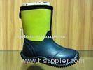 Size 21 Comfortable Children Fishing Rain Boots Natural Rubber Outsole