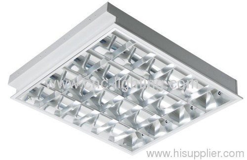 recessed fluorescent lamp fixture