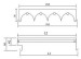 recessed fluorescent lamp fixture