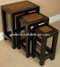 wooden furniture stool 3 pieces