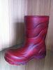 Anti-slip Red And Purple Kids Winter PU Boots For Construction