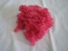 32MM - 102MM Red Virgin Polyester Staple Fiber For Non-Woven Fabric