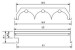 T8 fluorescent light fixture