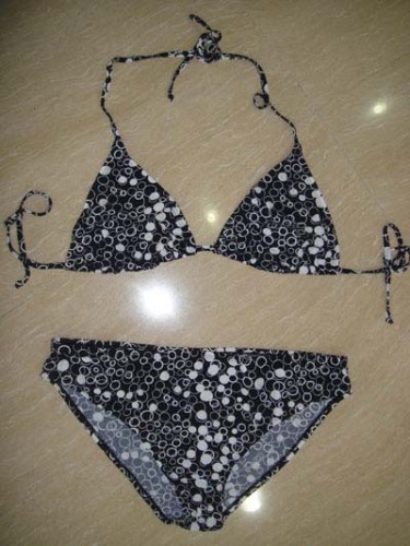 Fashion Bubble Printed Bikini