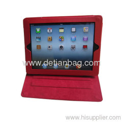 Leather smart case for ipad2 and new ipad
