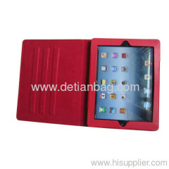 Leather smart case for ipad2 and new ipad