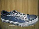 Size38 Silver Durable Working Canvas Safety Shoes With Shoelace