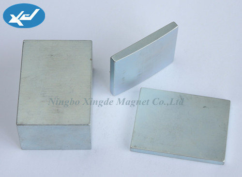 Block NdFeB permanent magnets coat ZN