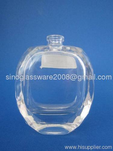 perfume super white glass bottle