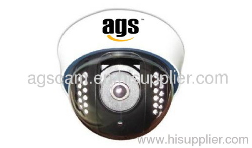 PAL/NTSC IR Dome Camera with Night Vision Function, BLC and AGC Function, AL Casing/Strong and Beautiful