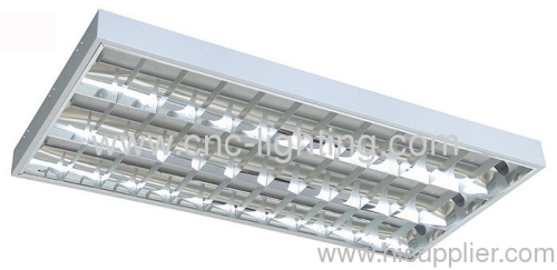 fluorescent grid light fixture