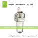 Pneumatic filter regulator lubricator asemblies