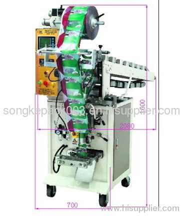 SK-160B Bucket Chain Semi-Automatic Packaging Machine for potato chip,crispy rice,apple flakes,fruit jelly