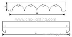 T8 surface,ceiling grille light fixture