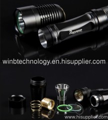 led flashlight T6063-T6 aeronautical material cree q5 light water proof