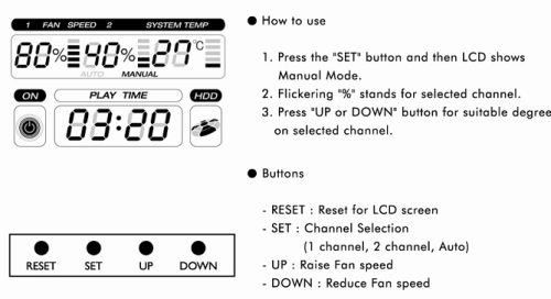 computer fan speed controller