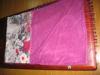 175CM Pink And Grey 100% Silk Pashmina Scarf , Floral Printed