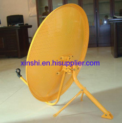 Ku 80x90cm mesh satellite dish antenna