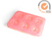 Eco-friendly 6cups Silicone Rose Baking molds & cake molds