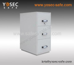 mechanical Fireproof file cabinet 3 drawer -office supplier